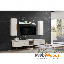 WİNGS BEYAZ TV ÜNİTESİ